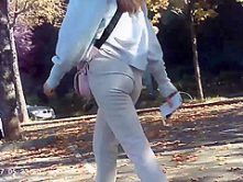 Girl sexy and public