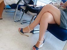 great candid feet