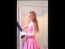 Hidden cam 20 something girl shower comp