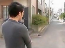 Horny Japanese model in Fabulous Voyeur, Public JAV clip