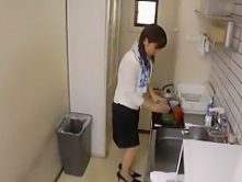 Horny Japanese whore Kotone Amamiya, Fuuka Minase in Fabulous Secretary, Dildos/Toys JAV video