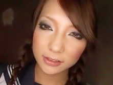 Horny Japanese whore Sena Aragaki in Best Blowjob, Facial JAV movie