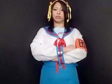 Hottest Japanese chick Minami Ayase in Horny Blowjob, Threesomes JAV movie