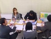 Hottest Japanese model in Horny Handjobs, Secretary JAV clip