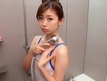 Incredible Japanese chick Natsume Inagawa in Horny Showers JAV scene