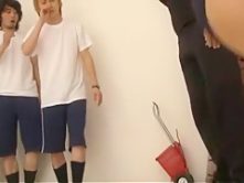 Incredible Japanese chick Risa Tsukino in Horny Sports, Oldie JAV movie