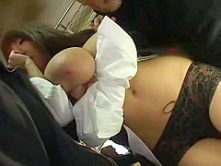 japan bus facial big tits kimono brunette
