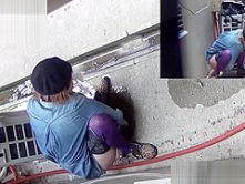Japanese girls urinating caught on tape