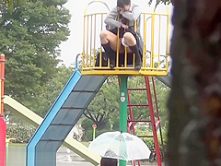 Japanese teens pee shower