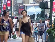 Just Good Lookin Babes Walking in NYC