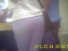 Redhead nice ass candid