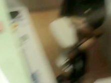 Saleswoman behind the counter