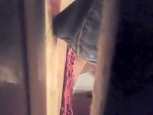 Slick spying of hot sister’s little ass