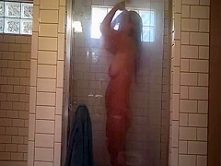 Spy cam bbw wife in shower