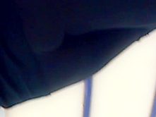 Teen in Black Spandex
