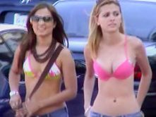 Teen Latina Tits on the Street