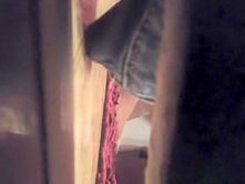 Voyeur husband spies woman with spy camera