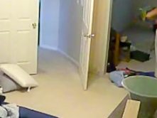 Wife undressing in the bedroom