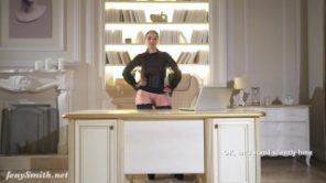 Your Boss – Hight heels and mini skirt