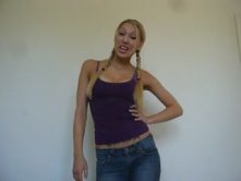 Blond femdom desires u to eat it. JOI and CEI