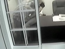 Boss fucks worker in office