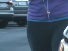 Candid Butts in Spandex and Yoga panties two