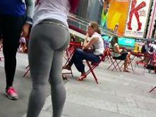 Grey Spandex Bubblebutt