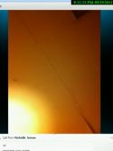 Hot ebony girl fingers her pussy for her bf on skype