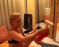 Isabel German pornstar with fucking machine