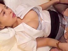 Japanese Secretary Goes To Her Bosss House To Have Sex