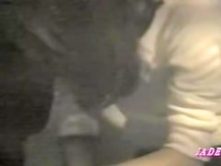 Lesbian babes have fun in voyeur video made through window