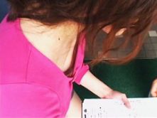 Perfect downblouse video execution brings us tits and nipples
