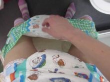 POV: Sissy in Double Dirty Diapers!