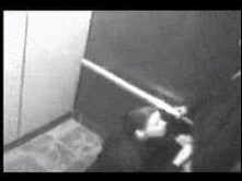 Security cam – blow job in an elevator