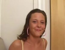 Slender Danish legal age teenager gal Jill getting drilled.