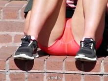 Spandex crotch close ups