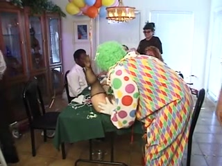 the clown the midget and the big baby