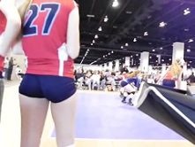 TIGHT SPANDEX VOLLEYBALL COLLEGE girlS ASSES HIDDEN CAM