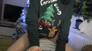 Xmas Gift From Stepsister Anna Is Hot Sex And Oral Creampie