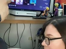 chubby girl swallowing cum
