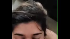 Pakistani girl blowjobs BF until he cums